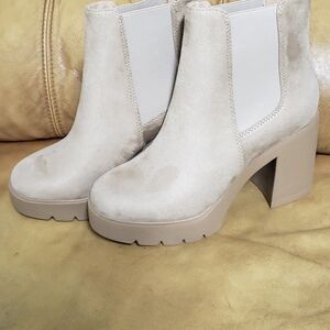 Soda Cream Ankle Booties